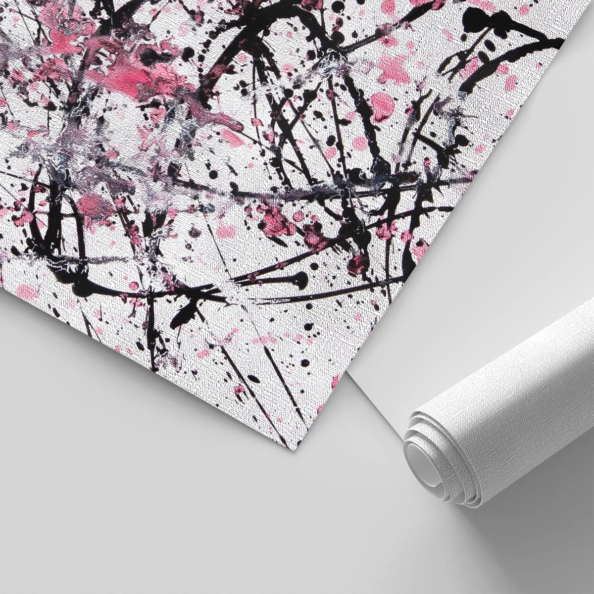 Photo Wallpaper Premium Canvas - Fleeting Nature of Life - Abstraction, Piece, Modern Pattern - 200x140 cm