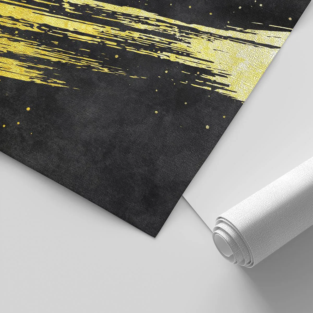 Tapet Premium Canvas - Salt în hiperspațiu - Art Deco, Elegant, Întuneric - 100x70 cm