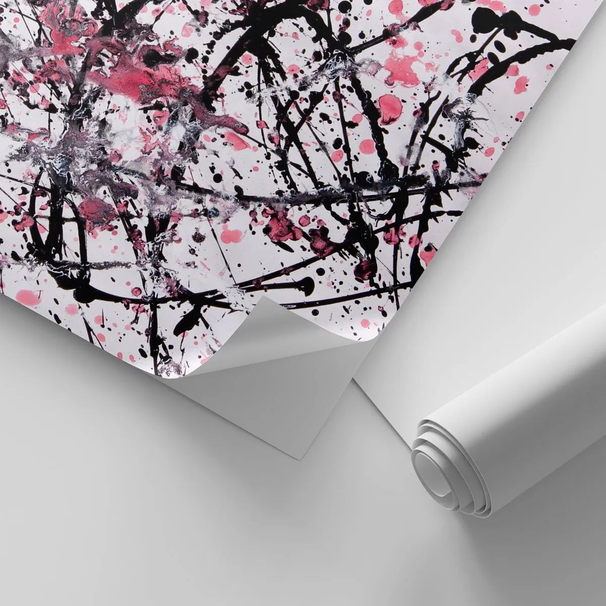 Self-Adhesive Photo Wallpaper Deluxe Sticker - Fleeting Nature of Life - Abstraction, Piece, Modern Pattern - 150x105 cm