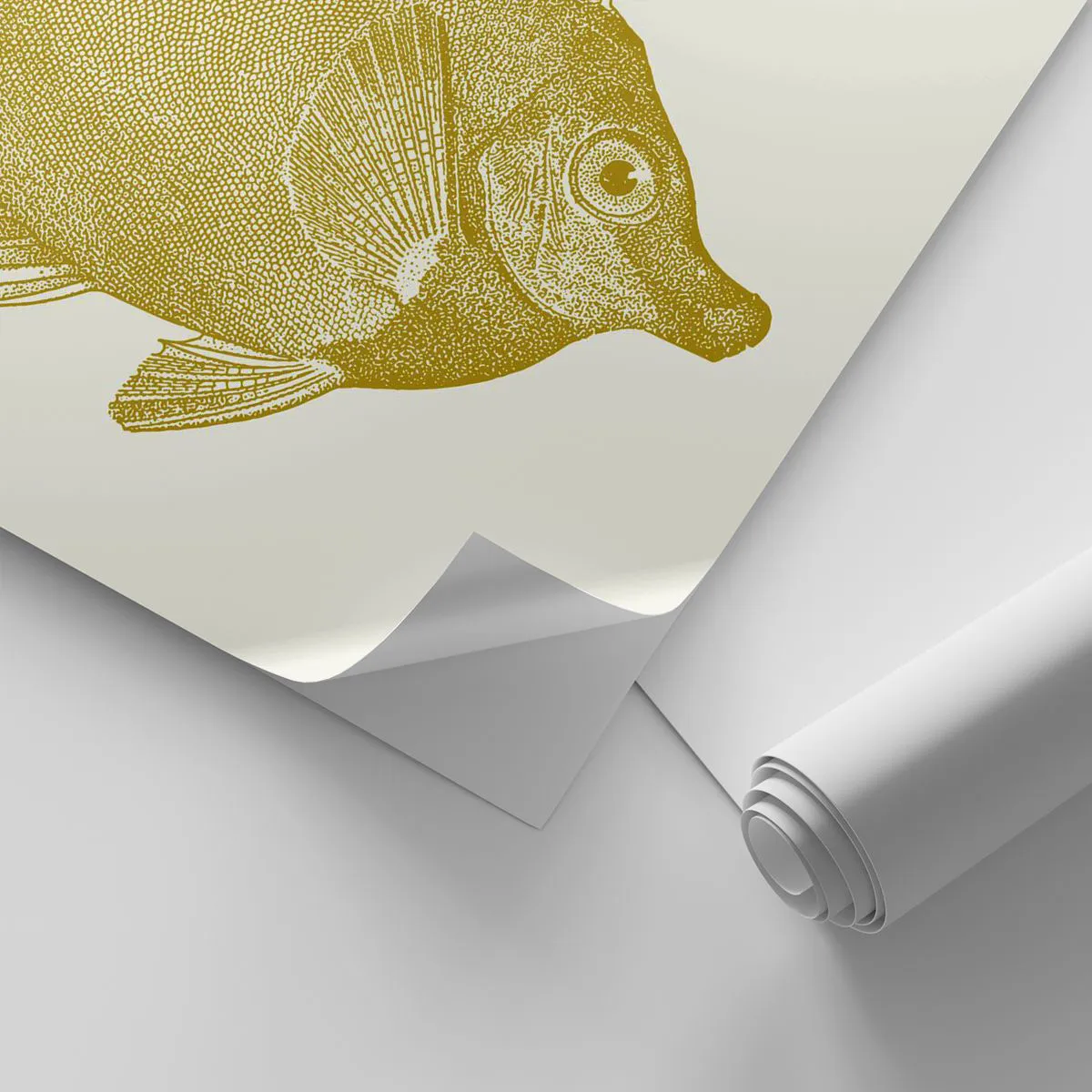 Papier peint sur mesure Autocollant Deluxe - Du poisson et c'est tout - Poisson, Bord de mer, Animal