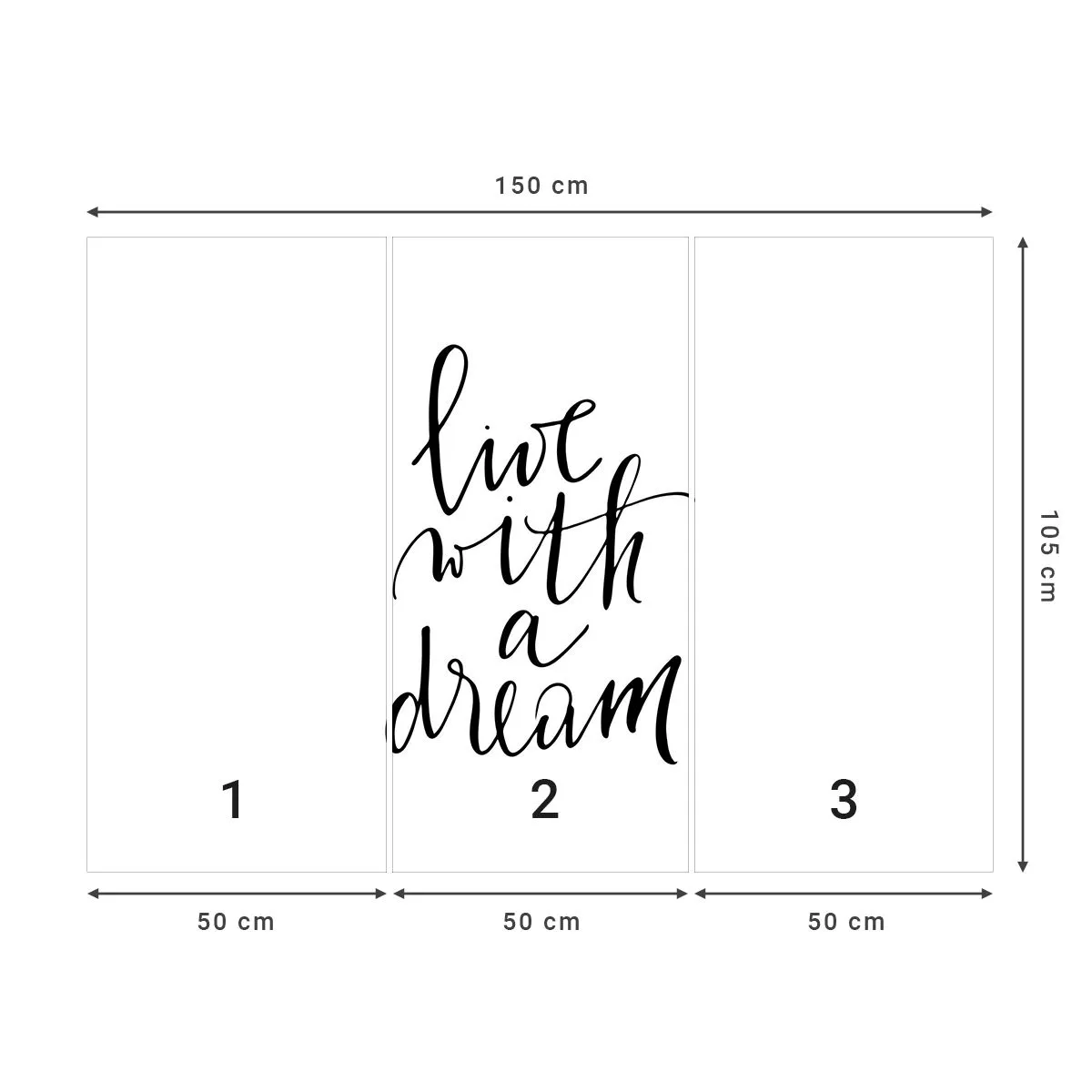 Fototapete Standard Eco - Na sicher - Typografie, Bejahung, Maxime - 150x105 cm