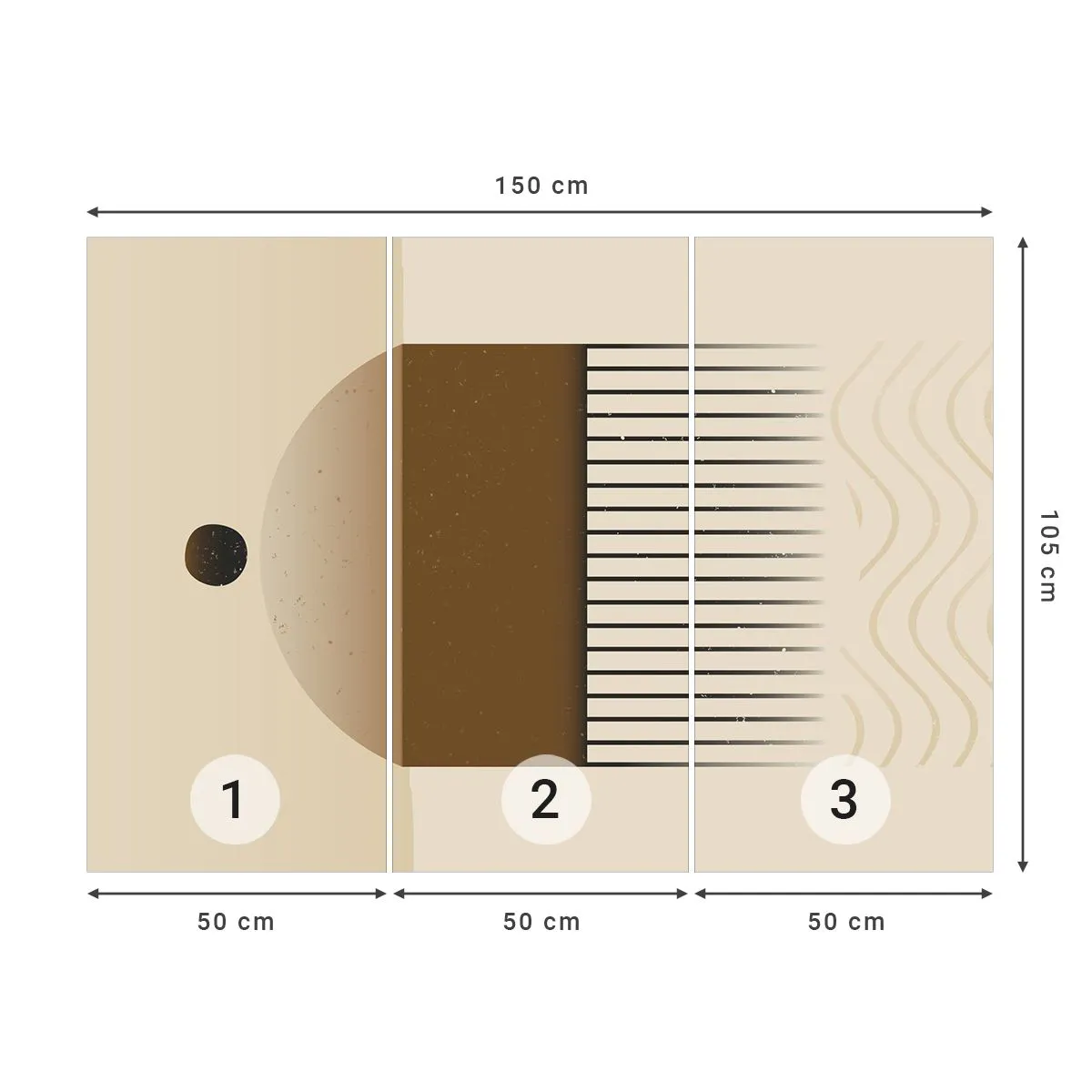 Tapet Premium Canvas - Stări diferite - Abstracția, Bucată, Minimalism - 150x105 cm