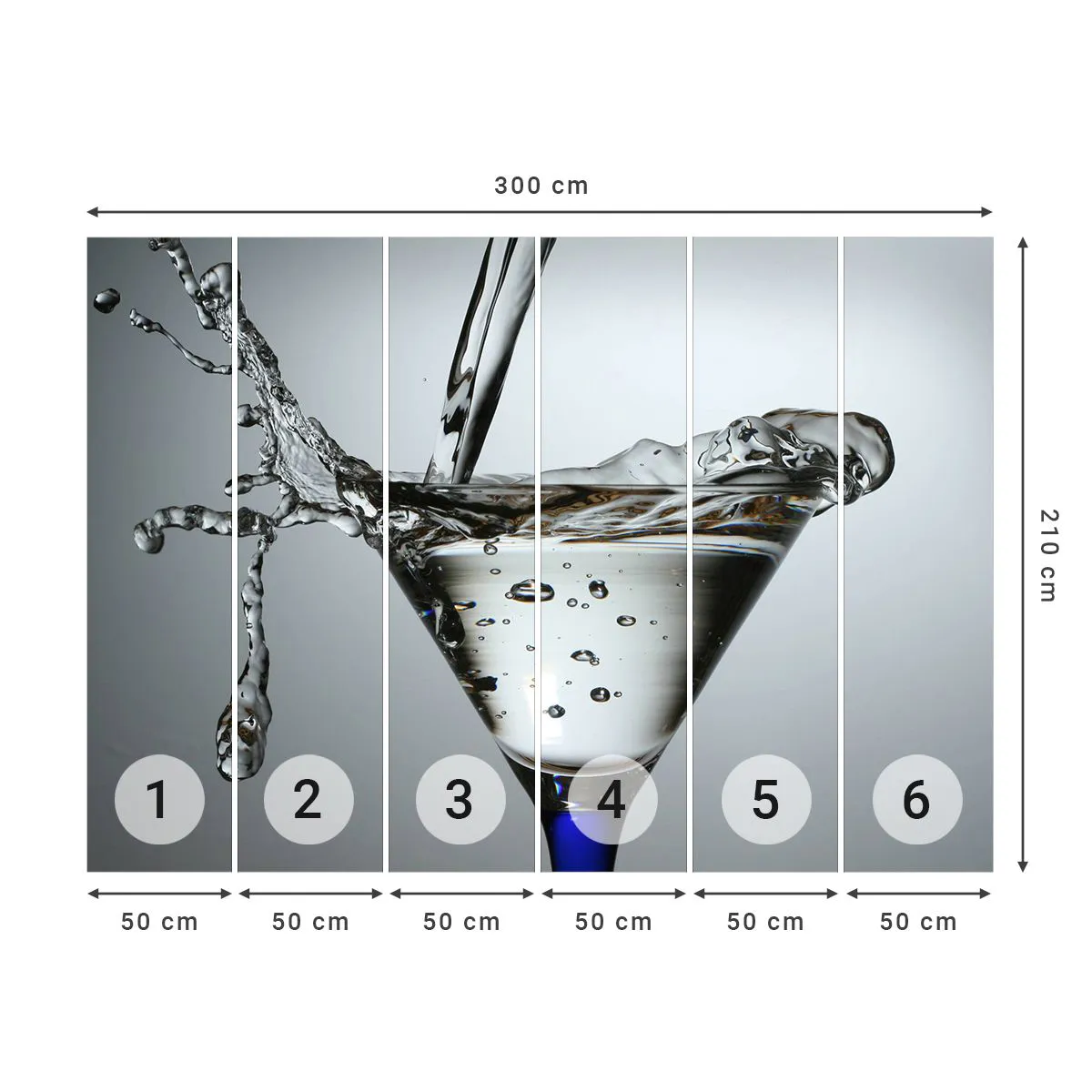 Fotótapéta Standard Eco - A csésze peremén - Üveg, Ital, Gasztronómia - 300x210 cm