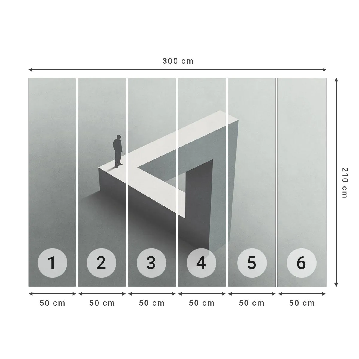 Papier Peint Photo Premium Sand - Mais c'est possible - Entreprise, Industriel, Moderne - 300x210 cm