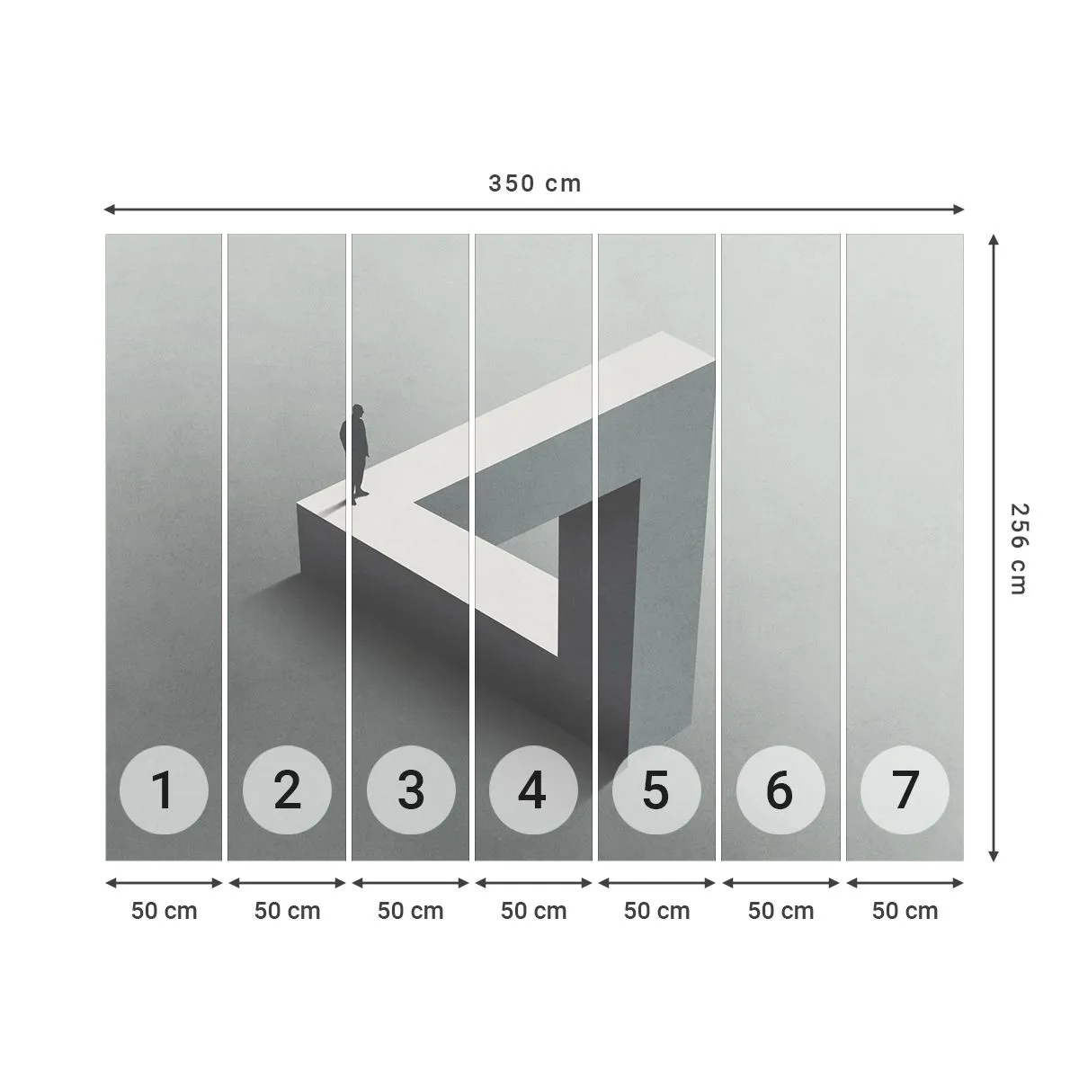 Papier Peint Photo Premium Canvas - Mais c'est possible - Entreprise, Industriel, Moderne - 350x256 cm