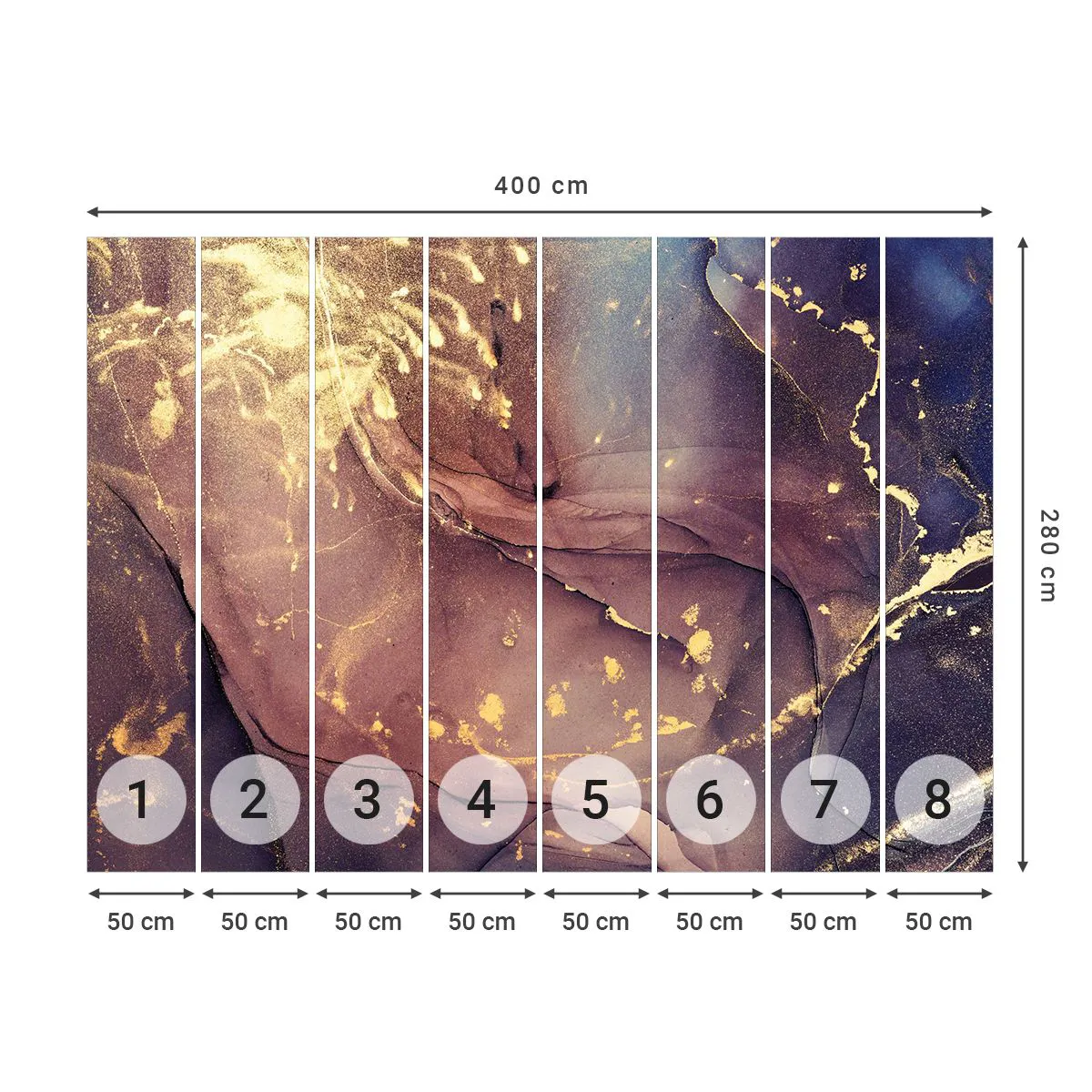 Fototapeta Premium Sand - Hmota a duch - Abstrakce, Kus, Moderní vzor - 400x280 cm