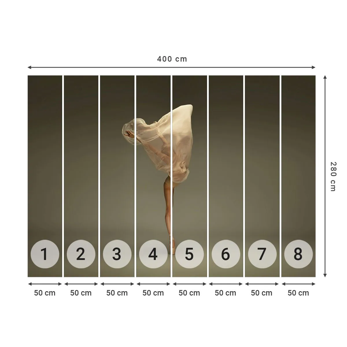 Fototapeta Standard Eco - Hneď poletí - Balerína, Tancujte, balet - 400x280 cm