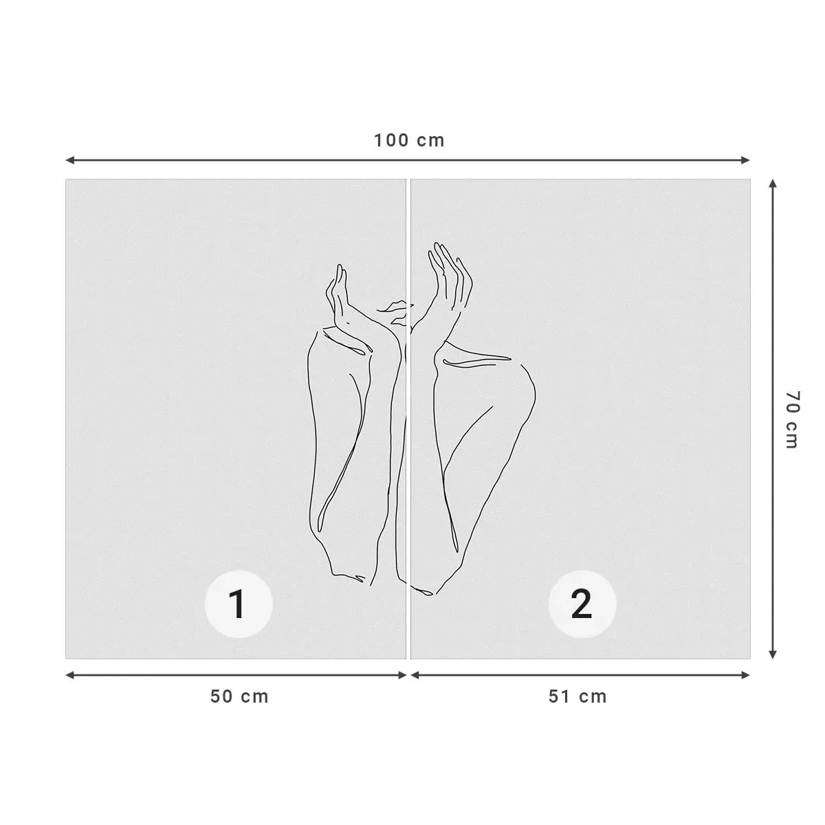 Öntapadós Fotótapéta Deluxe Sticker - Amiről a lányok álmodoznak - Nő, Grafika, Darab - 100x70 cm