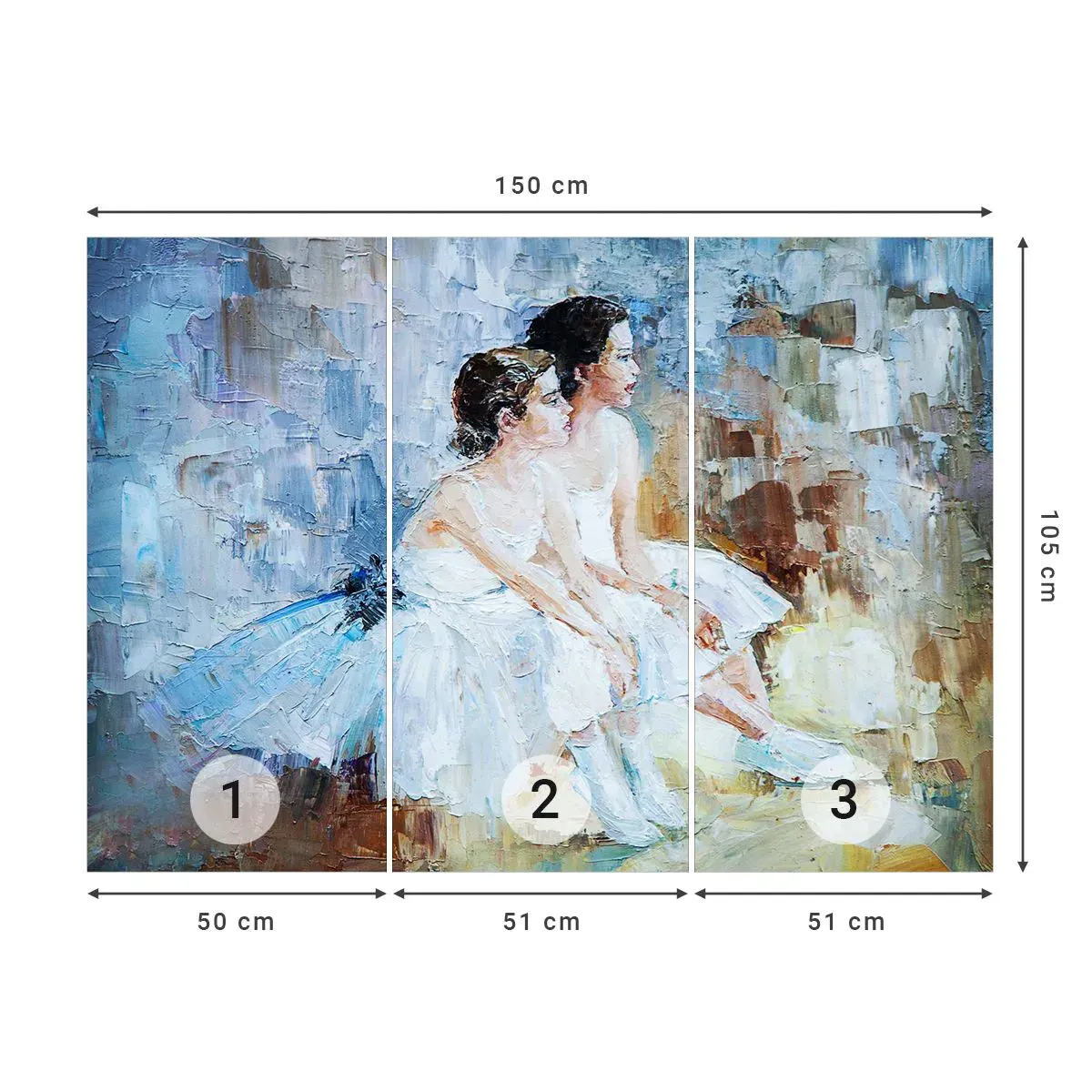 Fototapeta Samolepicí Deluxe Sticker - Odpočinek mladých labutí - Balerína, Tanec, Balet - 150x105 cm