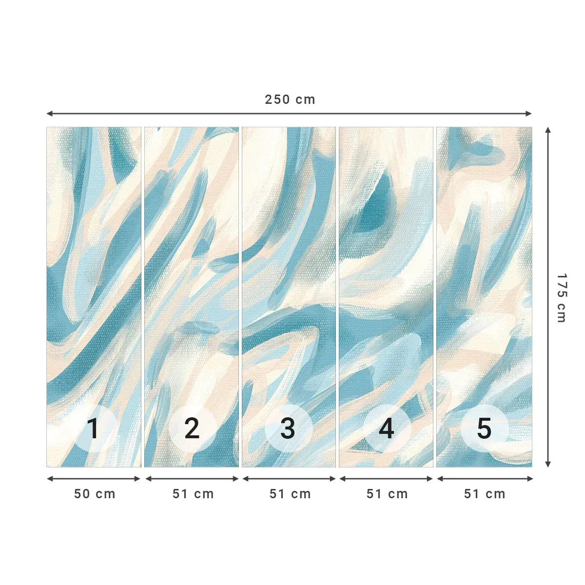 Öntapadós Fotótapéta Deluxe Sticker - Tavaszi szellők - Darab, Fényes, Pasztell - 250x175 cm