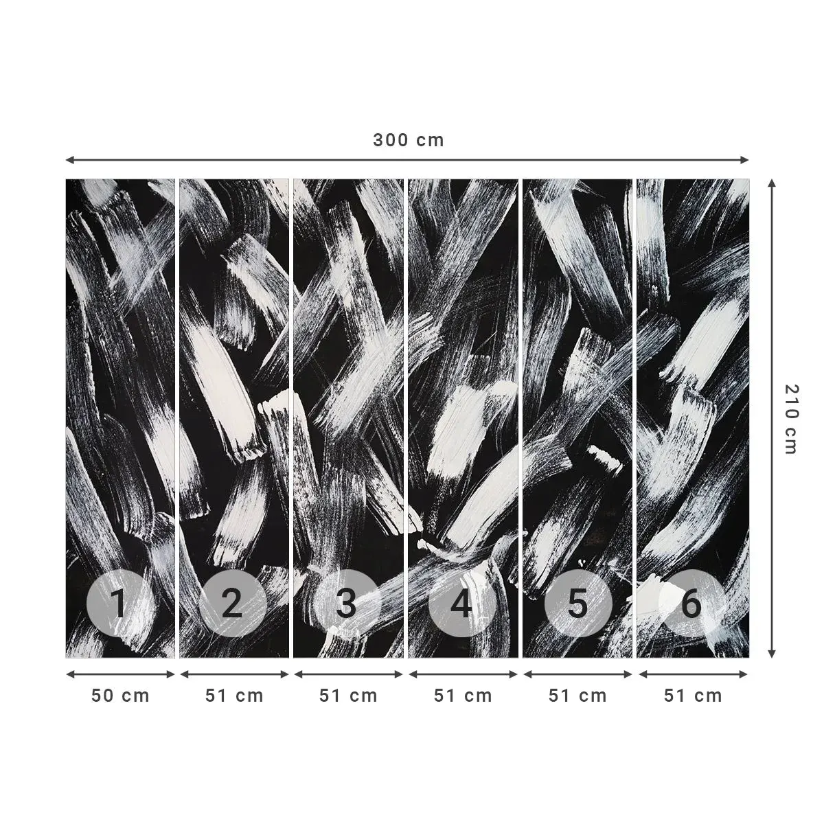 Papier Peint Autocollant Deluxe Sticker - L'abstraction dans l'esprit industriel - Morceau, Moderne, Brossage - 300x210 cm