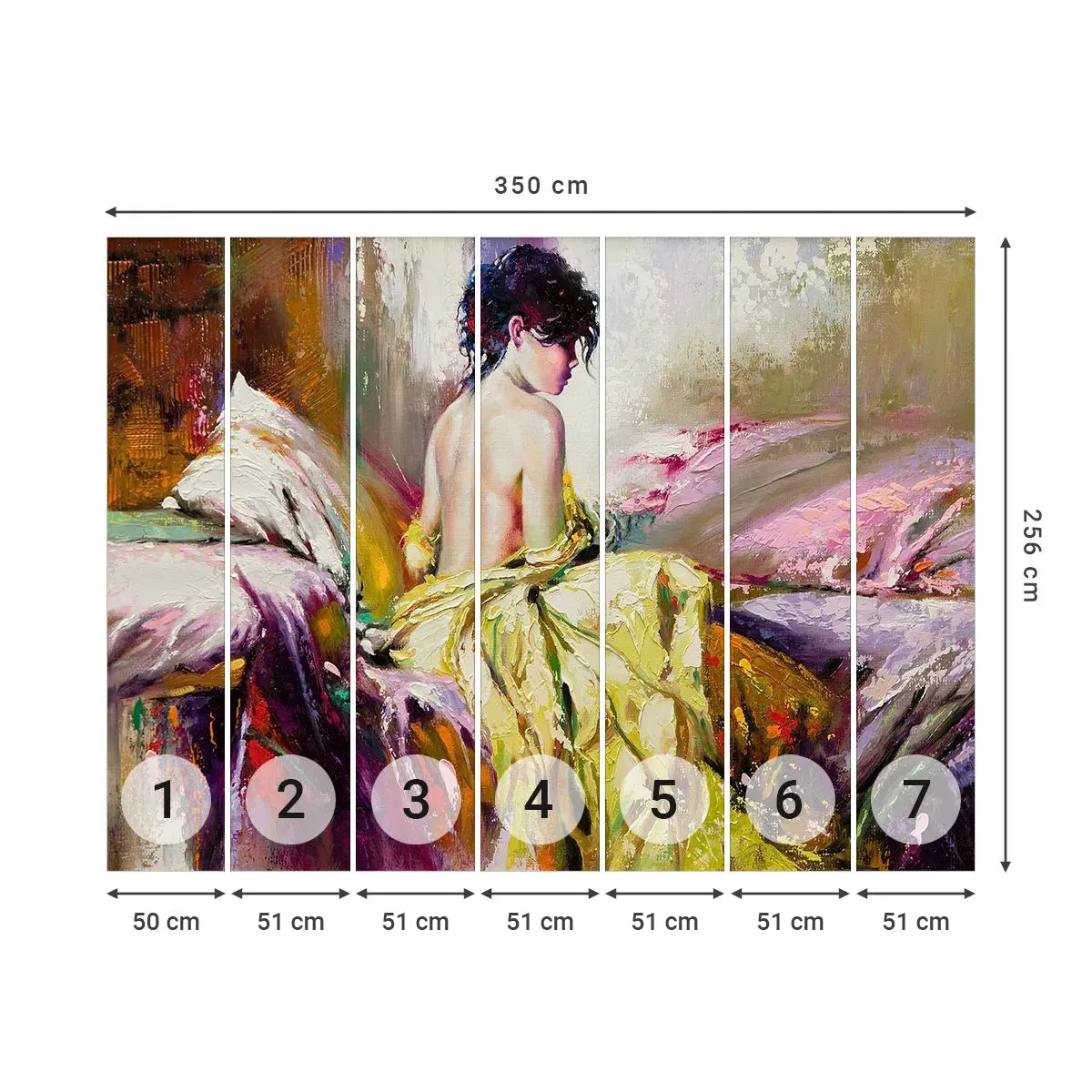 Fototapeta Samoprzylepna Deluxe Sticker - Między ustami a brzegiem pucharu - Kobieta, Ciało, Sztuka - 350x256 cm