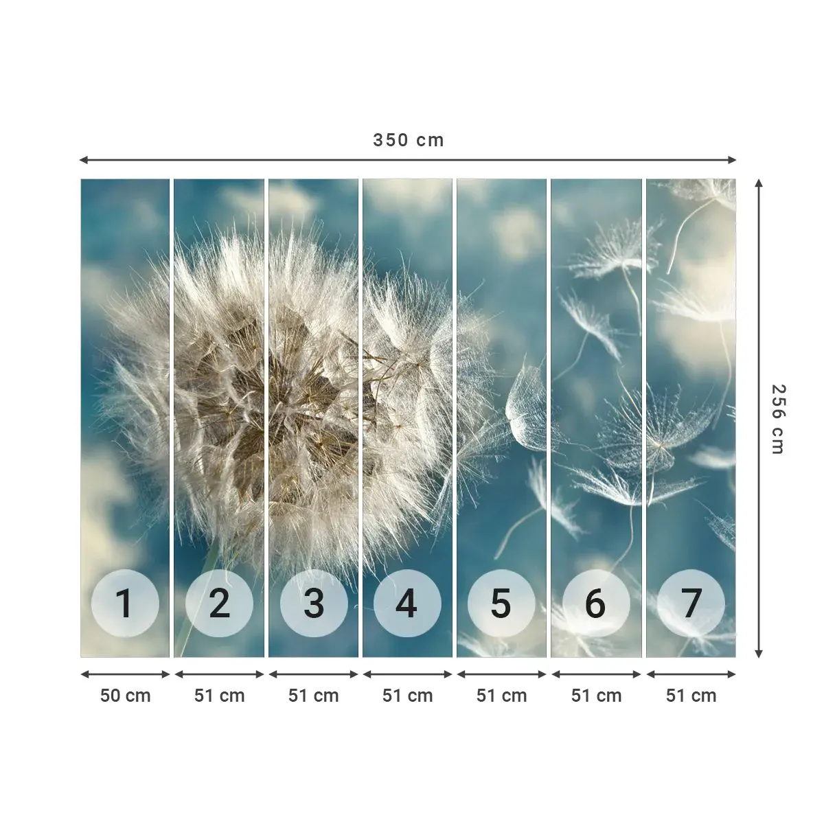 Fototapeta Samolepicí Deluxe Sticker - Dech anděla - Příroda, indické léto, Kus - 350x256 cm