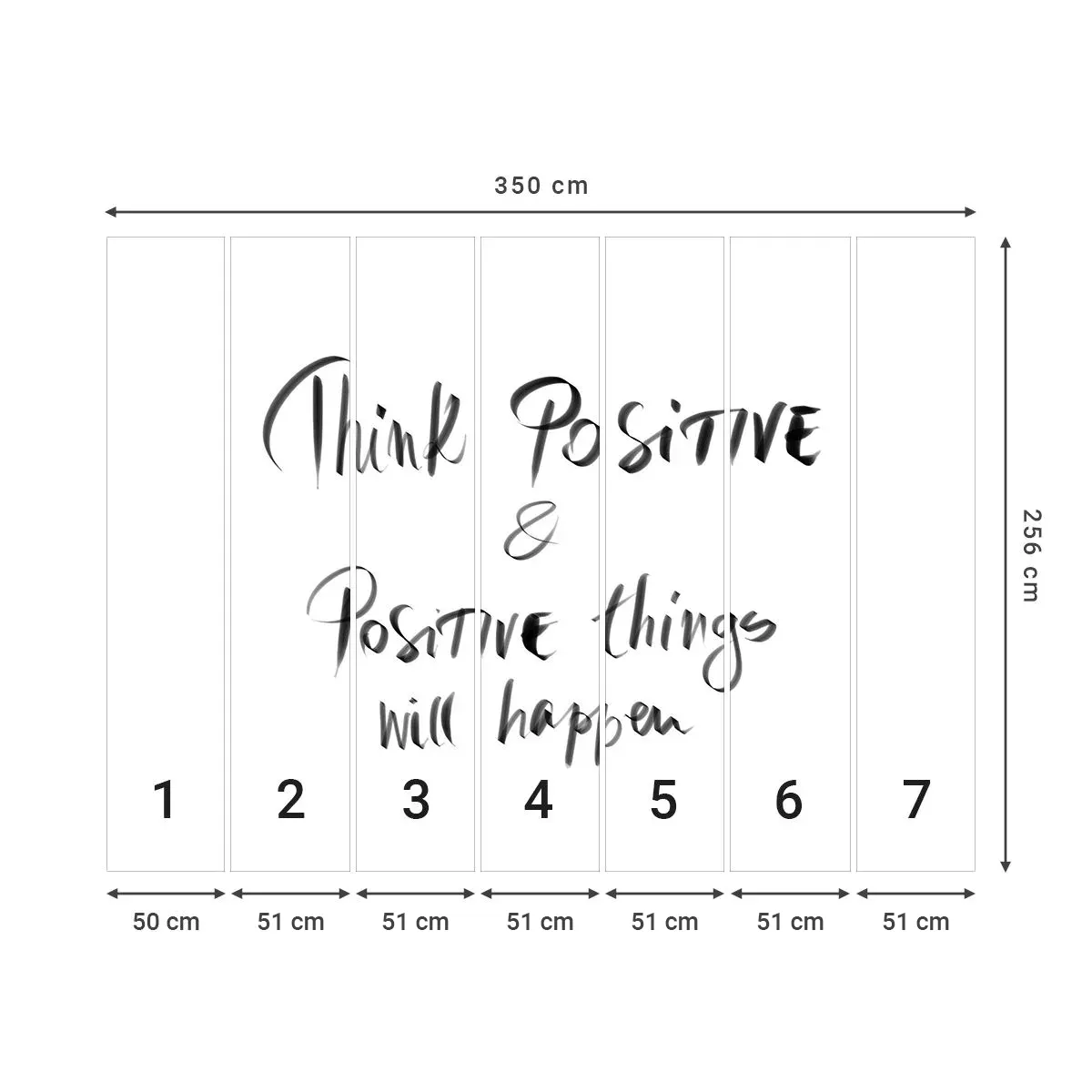 Papel de Parede Autocolante Deluxe Sticker - Como viver? - Tipografia, Afirmação, Máxima - 350x256 cm