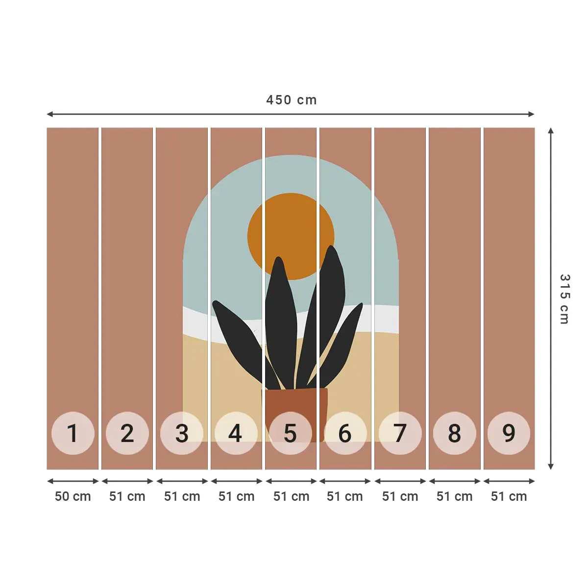 Tapet Autoadeziv Deluxe Sticker - Bucurii mici - Floare, Fereastră, Bucată - 450x315 cm