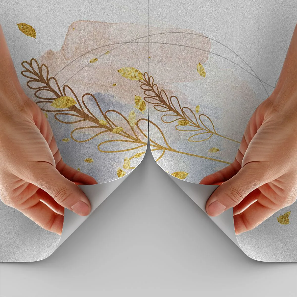 Tapet Standard Eco - Suflul de aur - Luminos, Minimalist, Modern - 350x256 cm