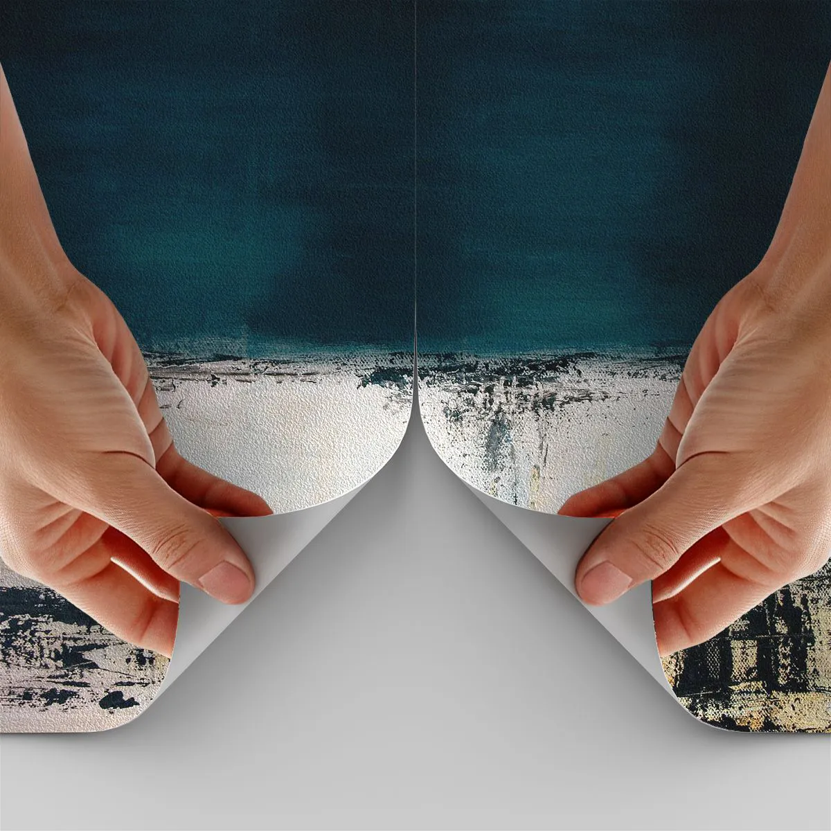 Custom Wallpaper Premium Sand - Horizontal Compostion - Abstraction, Piece, Painting