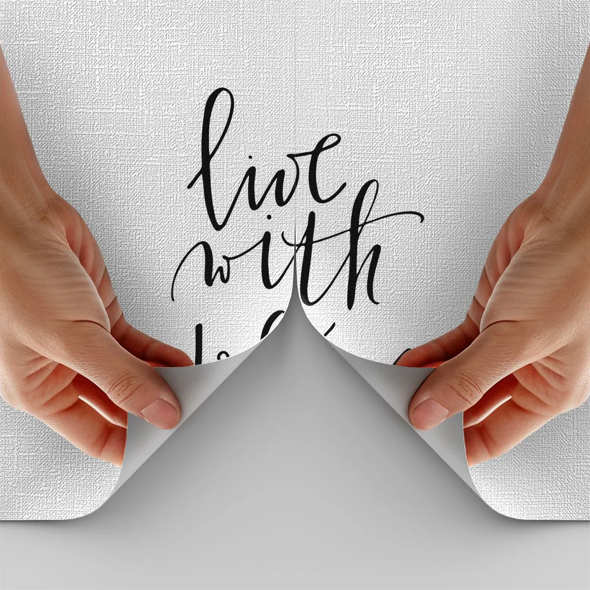 Fototapet Premium Canvas - Of course - Typografi, Bekræftelse, Maxim - 100x70 cm