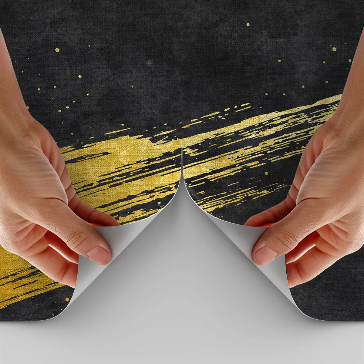 Tapet Premium Canvas - Salt în hiperspațiu - Art Deco, Elegant, Întuneric - 100x70 cm