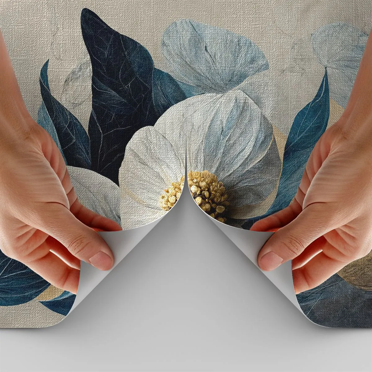 Tapet Premium Canvas - Are o inimă de aur - Floare, Elegant, Bucată - 300x210 cm