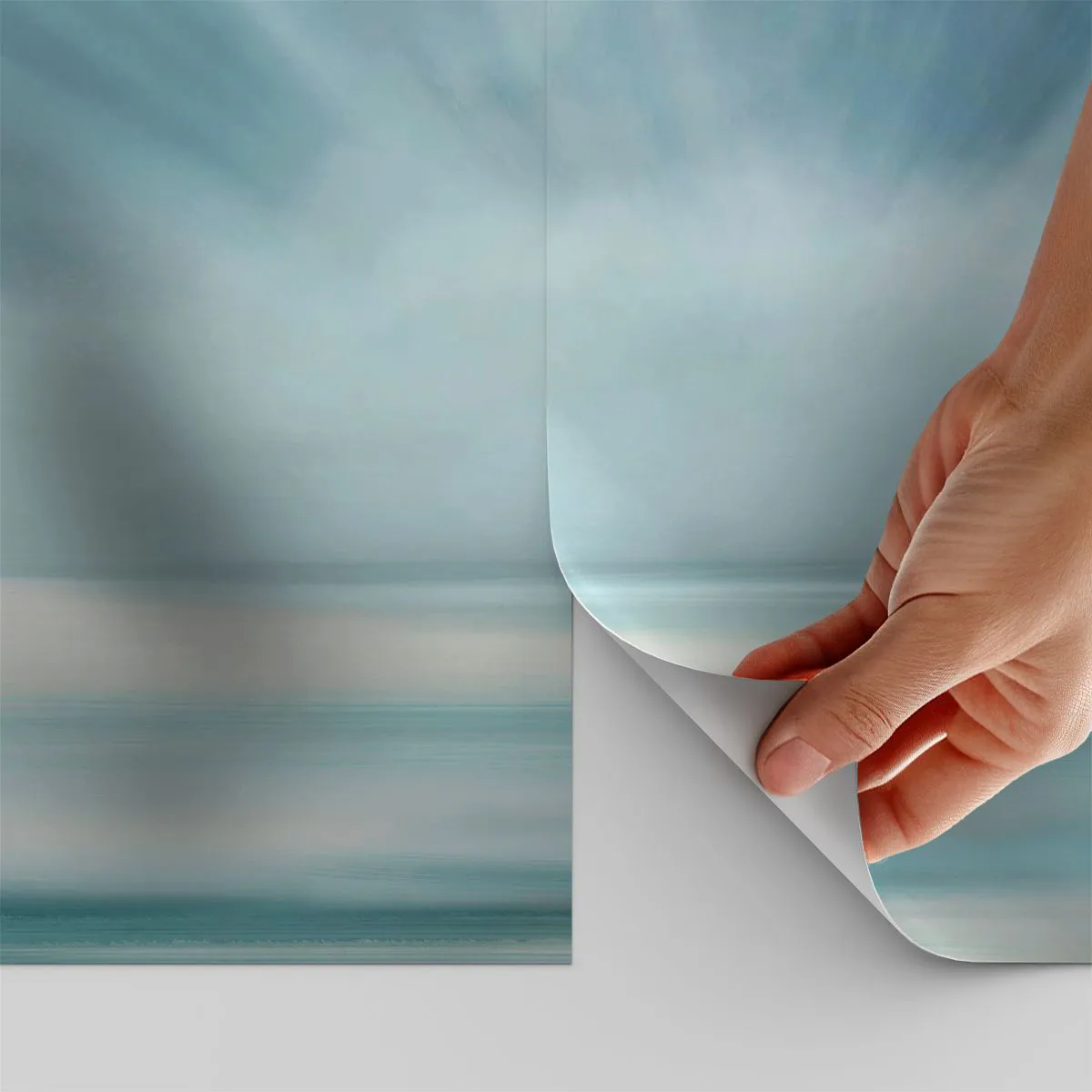 Fototapeta Samolepicí Deluxe Sticker - Klid až kam oko sahá - Jasný, Kus, Nebe - 100x70 cm